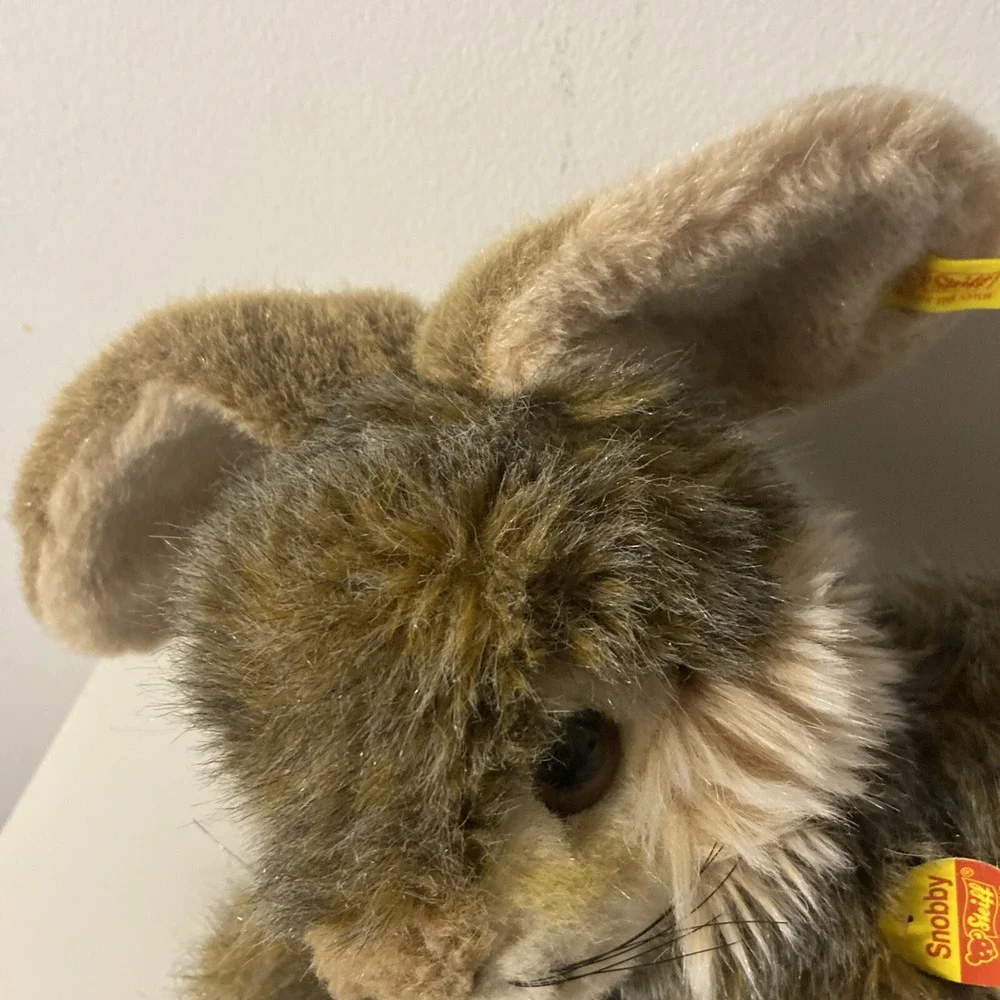Steiff 2968/35 Snobby Brown Bunny Rabbit Plush Vintage Stuffed Animal